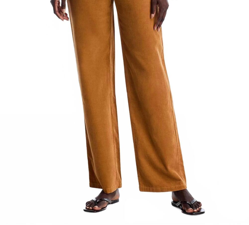 NEW RUE SOPHIE maris corduroy pant in camel